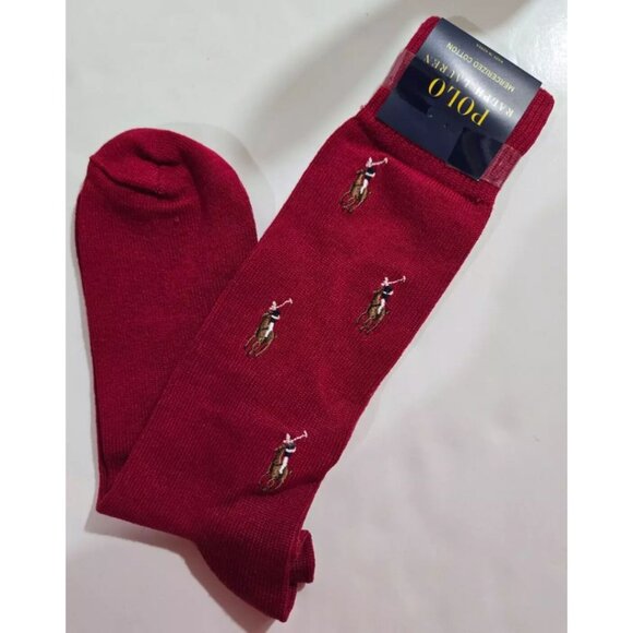 Polo Ralph Lauren Mens Mercerized Cotton Single Pair w/ Embroidered Pony NWT - Picture 7 of 9